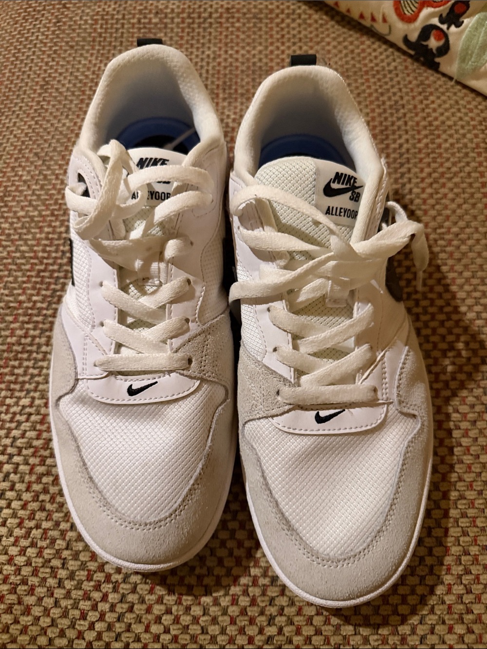 Nike Mens White Alleyoop Shoes